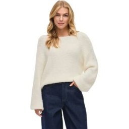 Vila Pull Marley Knit Egret / Melange S Femme