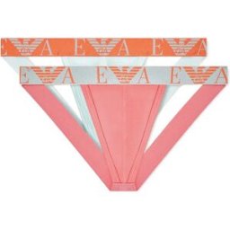 Giorgio Armani Emporio Armani String Em000257_af20668 2 Unités Pink / Aqua L Homme