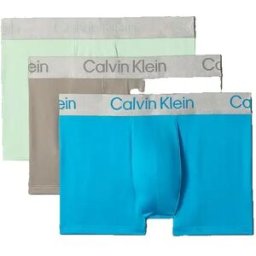 Calvin Klein Boxers Lv00nb4269 3 Unités Moon Mist / Seafoam Wave / Cendre Blue L Homme