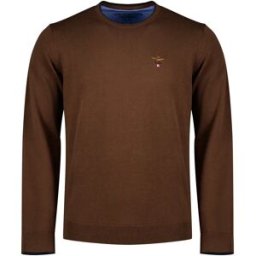 Aeronautica Militare Pull 261ma1631ul00506 Chestnut Brown M Homme