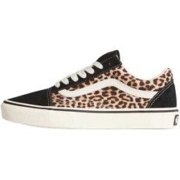 Vans Baskets Old Skool Black / Leopard EU 36 Homme,Femme
