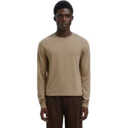 Selected Pull Berg Savannah Tan / Melange XL Homme