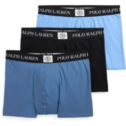 Ralph Lauren Accesorios Boxers 714981412 3 Unités Chatham Blue / Electric Blue / Black 2XL Homme