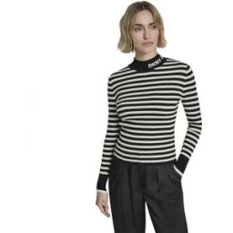 Dkny Pull Dw7000639 Black / Eggnog / Silver S Femme