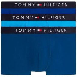 Tommy Hilfiger Boxers Um0um03900 Trunk 3 Unités Blu Jn / Wdg Blu / Blu Spl M Homme