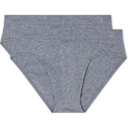Giorgio Armani Emporio Armani Slips Em003790_af20672 2 Unités Grey Mel / Grey Mel S Homme