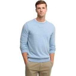 Barbour Pull Pima Blue Haze S Homme