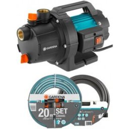 Gardena BASIC 3000/4Kit de pompe d'arrosage de surface (3000 l/h/600W) 9011-29