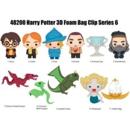Monogram Présentoir De Clips De Sac 3d En Pvc Série 6 Harry Potter Multicolor One Size unisex