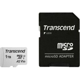 Transcend Carte Sd Microsd 300s-a 1tb Silver / Black One Size unisex