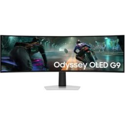 Samsung Écran Ls49dg910suxen 49´´ Dual Qhd Oled 144hz Silver One Size unisex