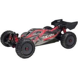 Arrma Buggy Télécommandé 1/8 Typhon 6s 4x4 Rtr Brushless Black / Red One Size unisex