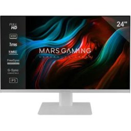 Mars Gaming Écran Gaming Mv24 24´´ Fhd Ips Lcd 120hz White One Size unisex
