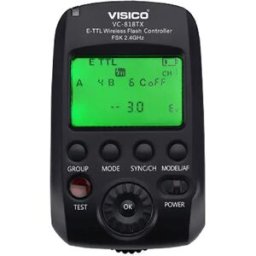 Visico Transmetteur De Flash Canon Vc-818tx Black One Size unisex