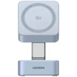 Ugreen Chargeur Sans Fil Qi25w 2-in-1 Magnetic White One Size unisex