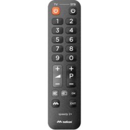 Meliconi Télécommande Universelle Pour Tv Speedy 2+ Black One Size unisex