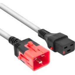 Act Cordon D´alimentation Pl0011 C19 Iec Lock-c20 Iec Lock Dual Pc3635 1 M White One Size unisex