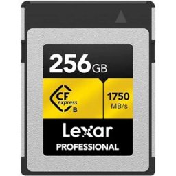 Lexar Carte Mémoire Cfexpress Pro Type B Diamond 4.0 Series 256gb Black / Gold One Size unisex