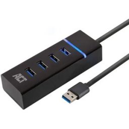 Act Hub Ac6300 Usb 3.0 (usb 3.1 Gen1) Black One Size unisex