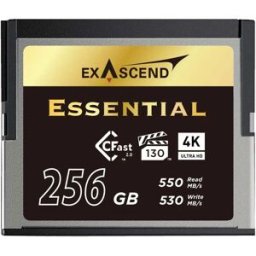 Exascend Carte Mémoire Cfast Essential 256gb Black One Size unisex