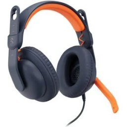 Logitech Casque Avec Micro Zone Learn Blue / Orange One Size unisex
