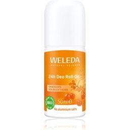 Weleda Sea Buckthorn déodorant roll-on sans sels d'aluminium protection 24h 50 ml