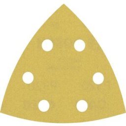 Bosch Accessories EXPERT C470 2608900830 Feuille abrasive Delta perforé Grain 320 (L x l) 93 mm x 93 mm 5 pc(s)