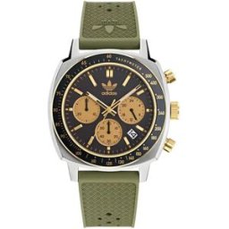 Adidas Watches Montre Pour Femme Aofh23504 Master Originals One Chrono Green One Size Femme