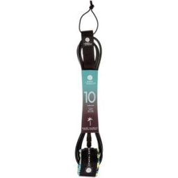 Radz Hawaii Leash De Surf Hard Surf 10´ 8mm Black 3 m x 8 mm unisex