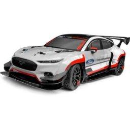 Hpi Racing Voiture Rc 1/10 Sport 3 Flux Ford Mustang Mach-e 1400 Brushless White / Red / Black One Size unisex