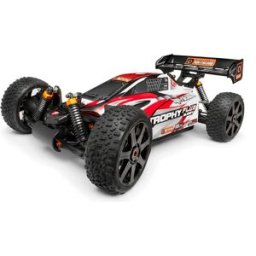 Hpi Racing Buggy Télécommandé Trophy Flux Rtr 2.4ghz Brushless White / Red / Black One Size unisex