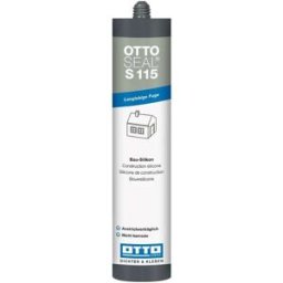 Otto Seal S 115 - Silicone Neutre Pour La Construction 310ml Gris Argenté C94