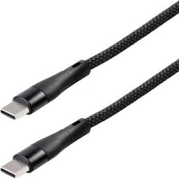Maxtrack Câble USB USB 2.0 USB-C® mâle 1.5 m noir câble spiralé, contacts dorés C532-1,5L