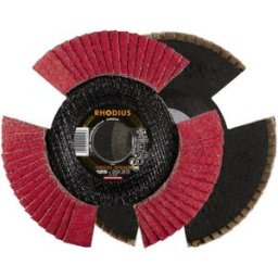 Rhodius 210652 VISION SPEED Disque segmenté Diamètre 115 mm Ø de perçage 22.23 mm Grain 40 acier inoxydable 1 pc(s)