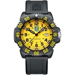 Luminox Montre X2.2055.1 44mm 10atm Quartz Analogical Black / Yellow / Mineral One Size Homme