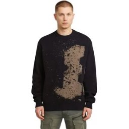 G-star Pull Sprayed 89 Relaxed Dark Black 2XL Homme