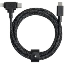 Native Union Câble Usb-c Duo Black One Size unisex