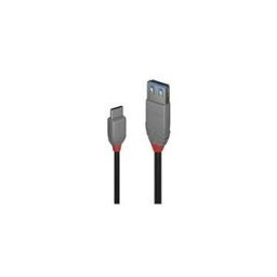 Lindy Black Line - Cable USB de type-C - 24 pin USB-C pour USB type A - 15 cm