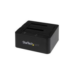 StarTech.com USB 3.0/eSATA Dual 2.5/3.5 SATA Hard Drive Dock w/ UASP - contrÃ´leur de stockage - SATA 6Gb/s - eSATA 6Gb/s, USB 3.0
