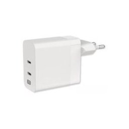 XtremeMac adaptateur secteur - 65W, double, USB-C Power Delivery - USB-C - 65 Watt