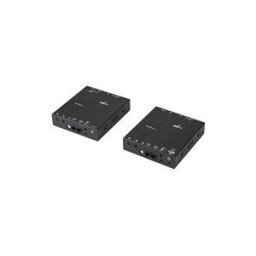 StarTech.com Kit extendeur HDMI via IP - Video sur IP - Extender HDMI - Prolongateur HDMI avec support mur video - 4K 30 Hz - Rallonge video/audio/infrarouge/serie - 1GbE