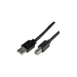 StarTech.com Cable USB Actif A vers B 20 m - Cable Imprimante USB A-B - M/M - 1x USB A Male, 1x USB B Male - Noir - 20 metres - cable USB - USB type B pour USB - 20 m