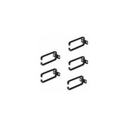StarTech.com 5-Pack 1U Vertical Cable Management D-Ring Hooks, Cable Manager For 19 Server Racks/Cabinets, Network Rack Wire Organizers, Cable Guide Rings - anneau pour passage de cables (vertical) - 1U