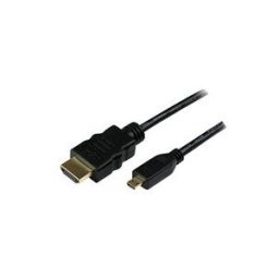 StarTech.com Cable HDMIÂ® haute vitesse avec Ethernet 3m - HDMI (M) vers Micro HDMI (M), Cable Micro HDMI (Type D), Connecteurs Plaques Or - cable HDMI avec Ethernet - 3 m