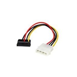 StarTech.com Adaptateur de cable dâ alimentation LP4 vers SATA a angle gauche 4Â broches - 15Â cm - adaptateur secteur - alimentation SATA pour alimentation interne 4 plots - 15 cm