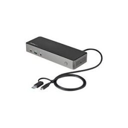 StarTech.com Dock USB-C USB-A - Station d'Accueil Universelle a Triple ecran DisplayPort HDMI 4K 60Hz - 85W Power Delivery, 6x USB Hub, GbE, Audio - USB 3.1 Gen 2 10Gbps (DK31C3HDPDUE) - station d'accueil - USB-C - 3 x HDMI, 3 x DP - 1GbE