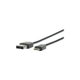 Mobilis - Cable USB de type-C - 24 pin USB-C pour USB - 1 m