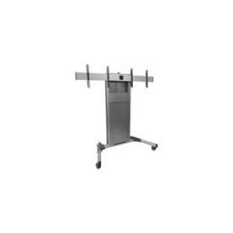 Chief Fusion Ultrawide Mobile Display Cart - For Displays 55-100 - Silver - chariot - pour ecran plat interactif - argent