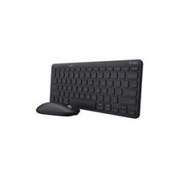 Trust Lyra Multi-Device - ensemble clavier et souris - AZERTY - Francais - noir Peripherique d'entree