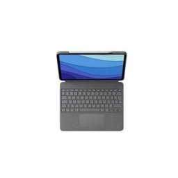 Logitech Combo Touch - clavier et etui - avec trackpad - QWERTY - R.-U. - gris oxford Peripherique d'entree